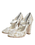 Bild in Galerie-Betrachter laden, Dolce & Gabbana White Lace Crystals Heels Sandals Shoes
