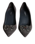 Resmi galeri görüntüleyiciye yükleyin, Dolce & Gabbana Gray Amore Suede Bellucci Heels Pumps Shoes
