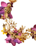 Bild in Galerie-Betrachter laden, Dolce & Gabbana Gold Brass Mix Fiori Flowers Crystal Chain Necklace
