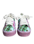 Bild in Galerie-Betrachter laden, Dolce & Gabbana Multicolor Canvas Floral Espadrilles Sneakers Shoes
