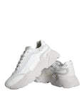 Bild in Galerie-Betrachter laden, Dolce & Gabbana White DAYMASTER Calf Leather Sneakers Shoes
