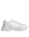 Bild in Galerie-Betrachter laden, Dolce & Gabbana White DAYMASTER Calf Leather Sneakers Shoes
