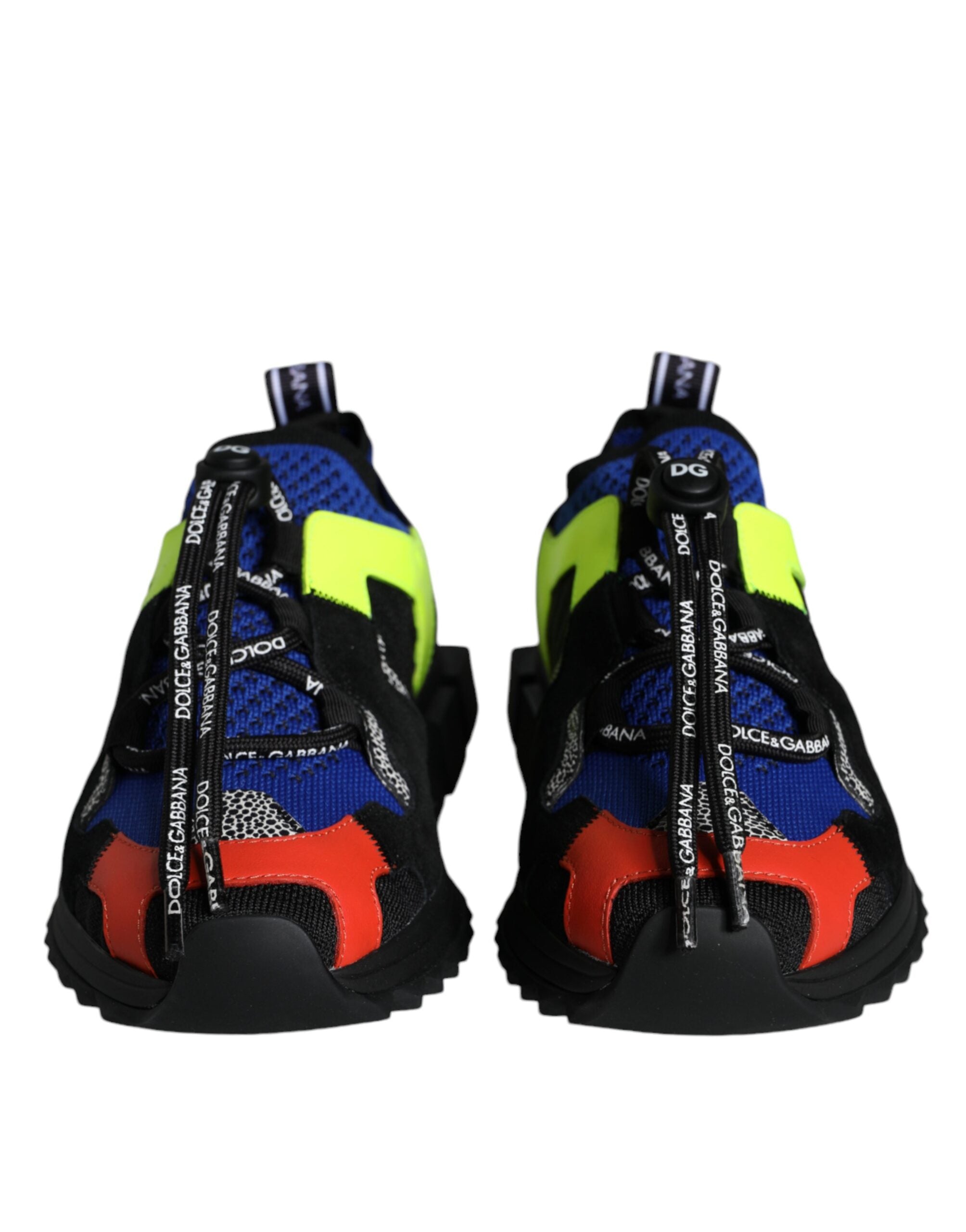 Dolce & Gabbana Multicolor Mesh Sorrento Trekking Sneakers Shoes