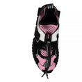 Bild in Galerie-Betrachter laden, Dolce & Gabbana Schwarz Rosa Mesh Sorrento Trekking Sneakers Schuhe
