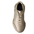 Bild in Galerie-Betrachter laden, Dolce & Gabbana Gold Leder Daymaster Low Top Turnschuhe Schuhe
