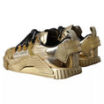 Bild in Galerie-Betrachter laden, Dolce & Gabbana Metallic Gold NS1 Low Top Turnschuhe Schuhe
