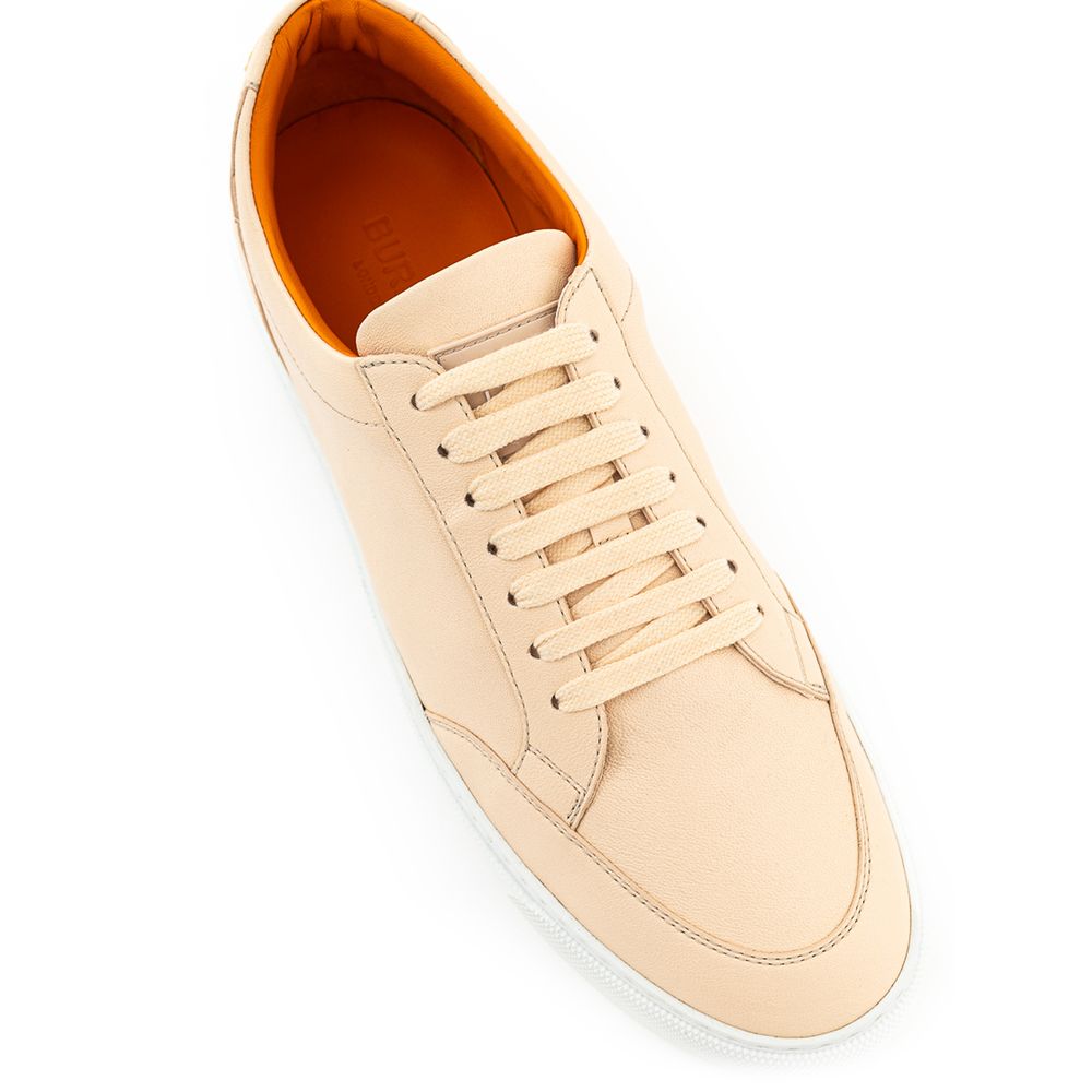 Burberry Rosa Leder Sneaker