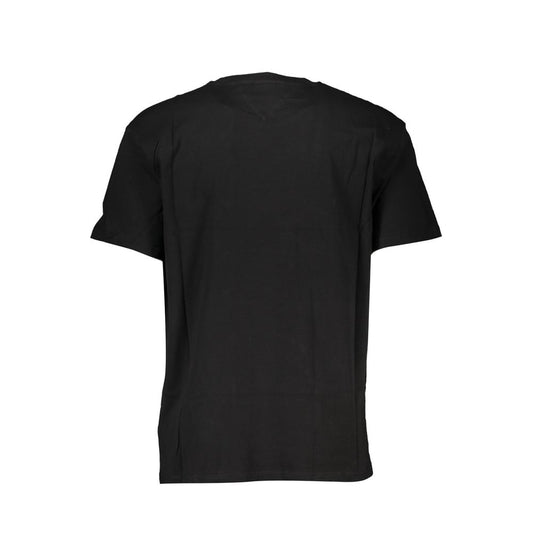 Tommy Hilfiger Schwarzes T-Shirt aus Baumwolle