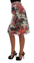 Load image into Gallery viewer, Dolce & Gabbana knee-length skirt with floral elegance
