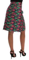 Load image into Gallery viewer, Dolce & Gabbana Elegant high waist jacquard pencil skirt
