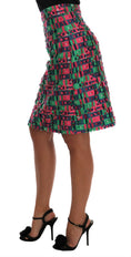 Load image into Gallery viewer, Dolce & Gabbana Elegant high waist jacquard pencil skirt
