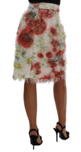 Load image into Gallery viewer, Dolce & Gabbana Elegant floral pencil skirt with high waist
