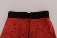 Load image into Gallery viewer, Dolce & Gabbana Orange Macrame Lace Pencil Skirt
