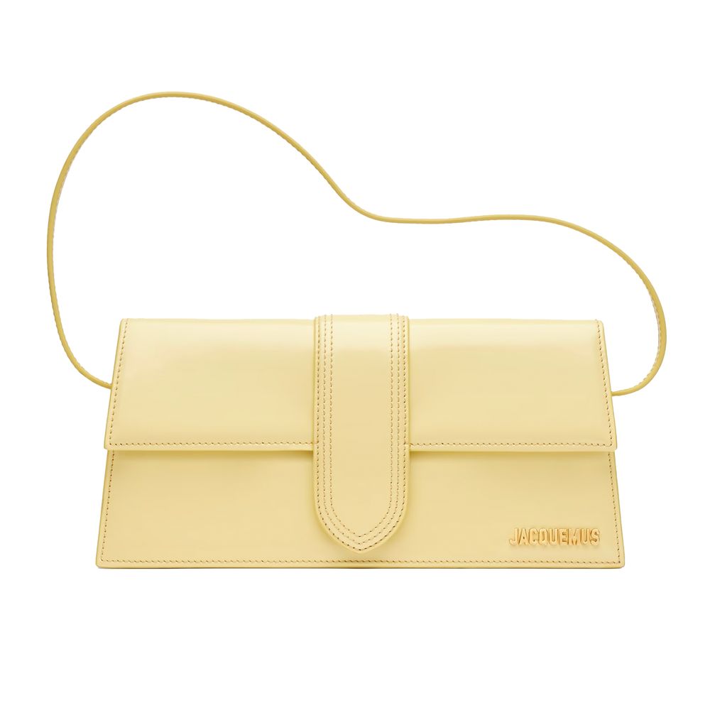 Jacquemus Gelbe Lederhandtasche