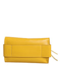 Resmi galeri görüntüleyiciye yükleyin, Patrizia Pepe Yellow Leather Shoulder Strap Top Handle Bag
