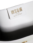 Resmi galeri görüntüleyiciye yükleyin, MSGM White Bovine Leather Top Handle Handbag Satchel Purse Bag
