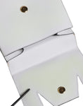 Resmi galeri görüntüleyiciye yükleyin, MSGM White Bovine Leather Top Handle Handbag Satchel Purse Bag
