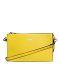 Bild in Galerie-Betrachter laden, MSGM Yellow Leather Logo Crossbody Sling Shoulder Bag
