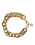 Bild in Galerie-Betrachter laden, Dolce & Gabbana Gold Tone Brass Maxi Chain Lobster Clasp Logo Bracelet
