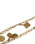 Bild in Galerie-Betrachter laden, Dolce & Gabbana Gold Tone Brass Chain Religious Cross Pendant Necklace
