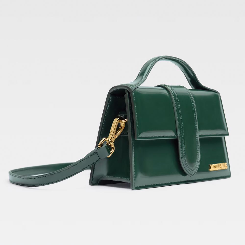 Jacquemus Grüne Leder Crossbody Tasche