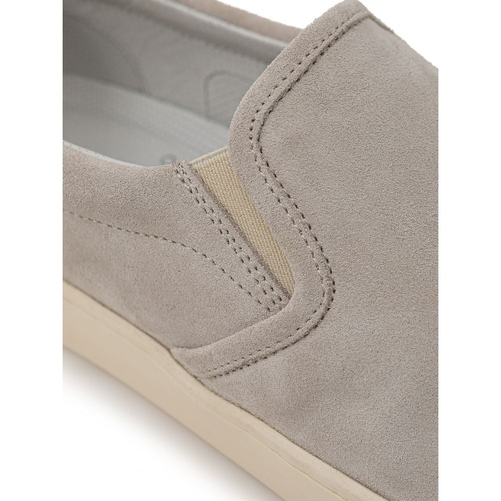 Brunello Cucinelli Graue Leder Sneaker