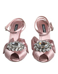 Load image into Gallery viewer, Dolce & Gabbana Pink Keira Crystal Heels Sandals Shoes
