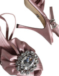 Load image into Gallery viewer, Dolce & Gabbana Pink Keira Crystal Heels Sandals Shoes
