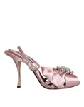 Load image into Gallery viewer, Dolce & Gabbana Pink Keira Crystal Heels Sandals Shoes
