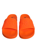 Bild in Galerie-Betrachter laden, Dolce & Gabbana Orange Rubber Slides Sandals Beachwear Shoes
