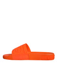 Bild in Galerie-Betrachter laden, Dolce & Gabbana Orange Rubber Slides Sandals Beachwear Shoes
