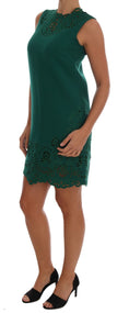 Load image into Gallery viewer, Dolce & Gabbana Elegant green A-line sheath dress
