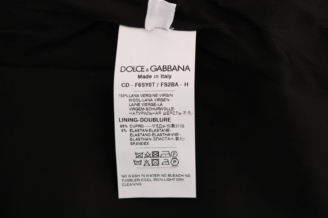 Dolce &amp; Gabbana Chic sleeveless dress in polka dot wool