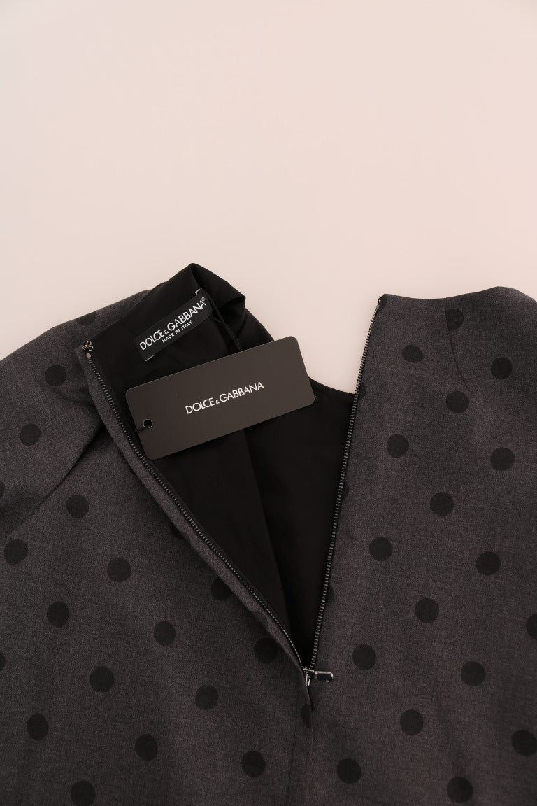 Dolce &amp; Gabbana Chic dress made of polka dot wool