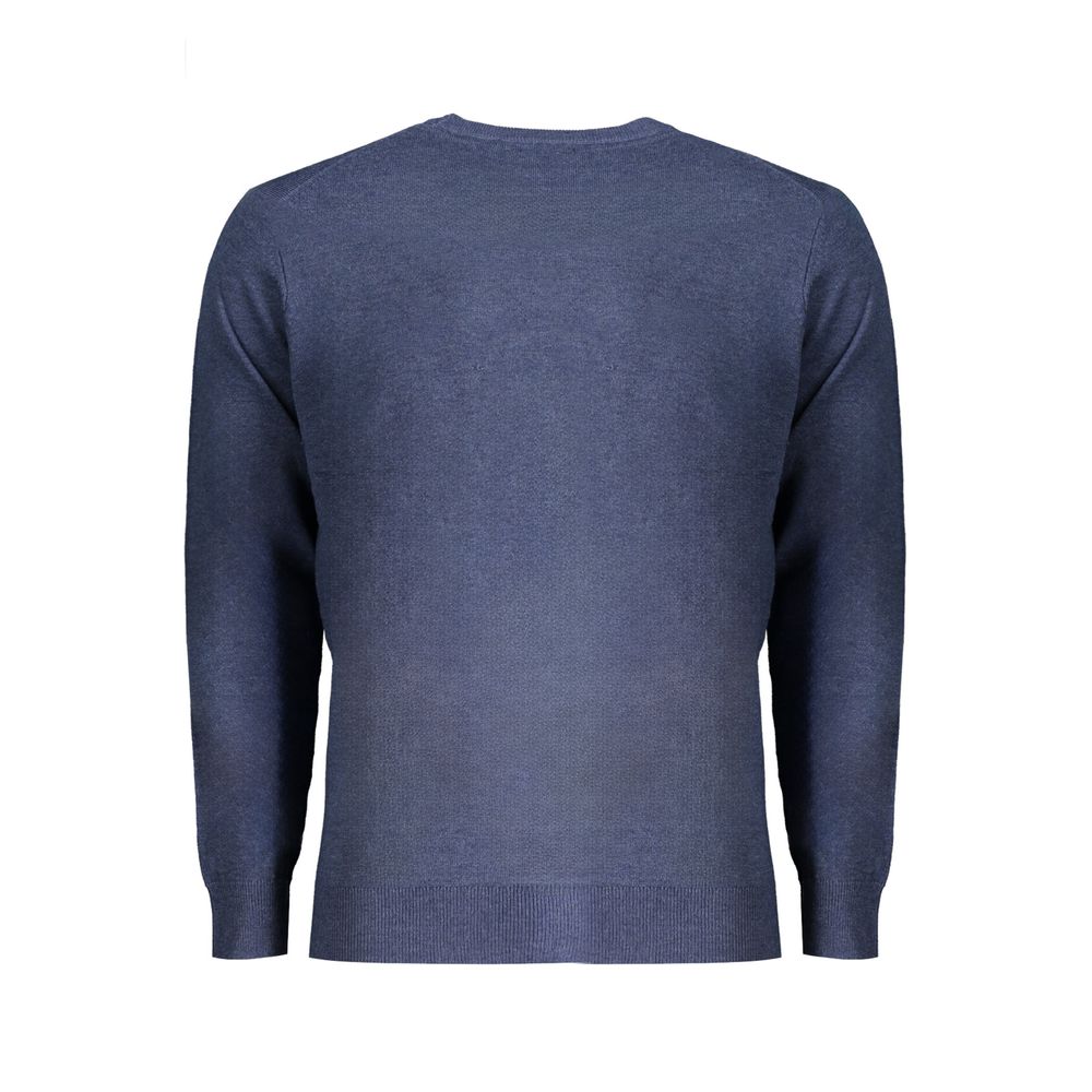 Norway 1963 Blauer Pullover aus Wolle für Männer