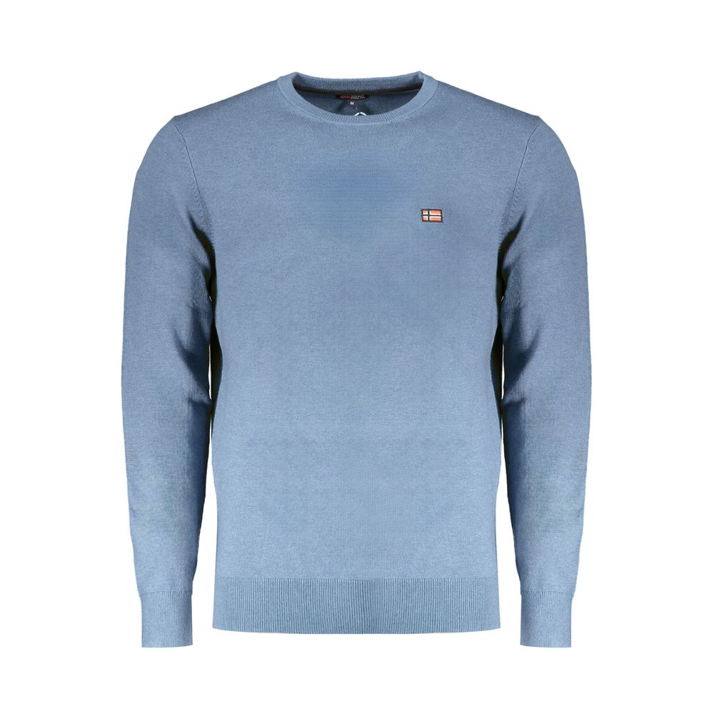 Norway 1963 Hellblauer Pullover aus Wolle für Männer