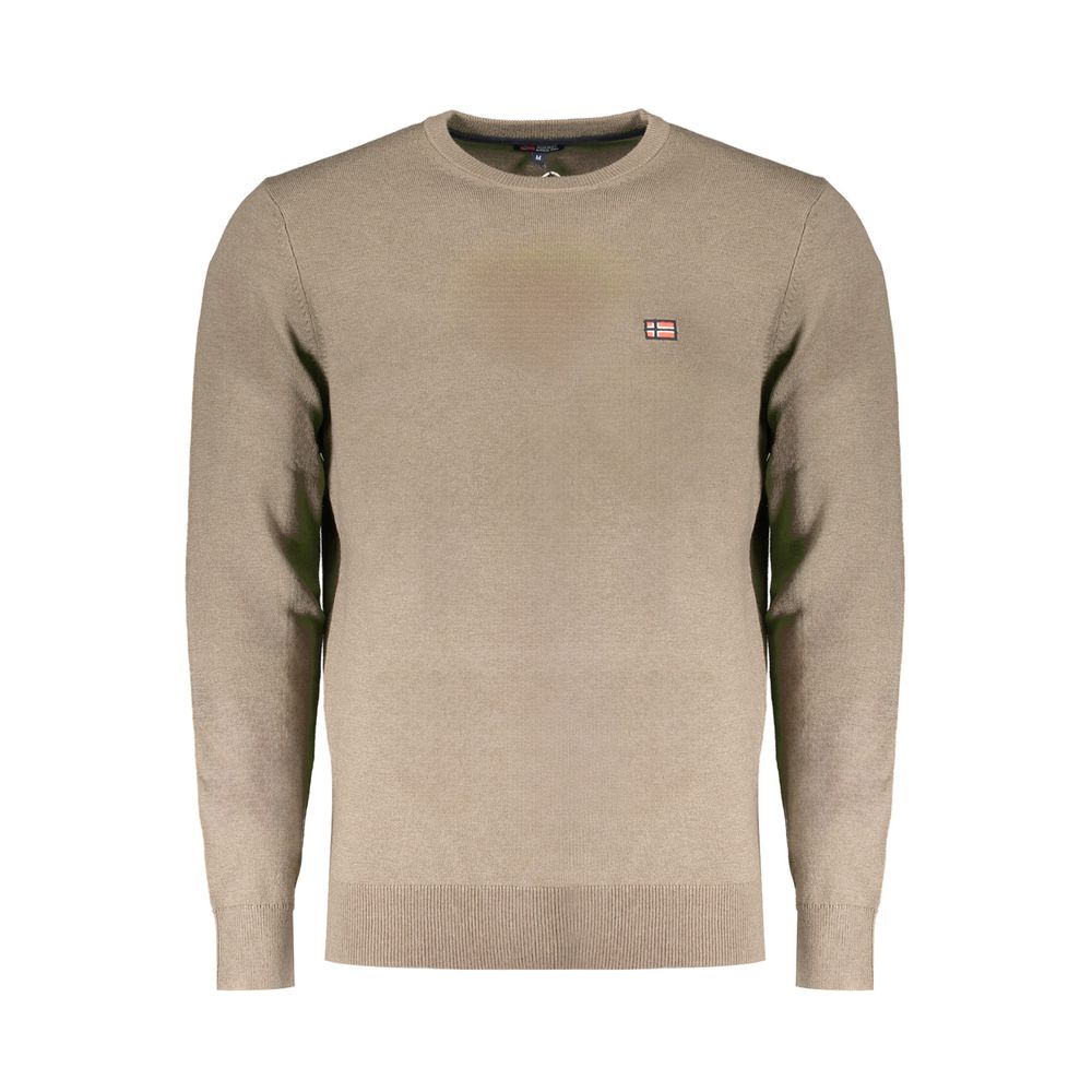 Norway 1963 Brauner Pullover aus Wolle für Männer