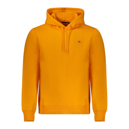 Napapijri Orangefarbener Baumwollpullover