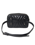 Load image into Gallery viewer, Dolce & Gabbana Schwarzes Leder Marsupio Steppung Liebe Gürtel Fanny Pack Tasche
