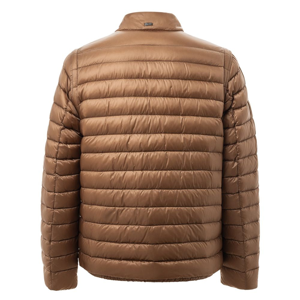 Herno Braune Polyamid-Jacke