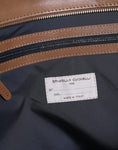 Bild in Galerie-Betrachter laden, Brunello Cucinelli Brown Leather Logo Shoulder Strap Shopping Tote Bag
