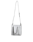 Bild in Galerie-Betrachter laden, Brunello Cucinelli White Leather Logo Shoulder Strap Shopping Tote Bag
