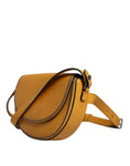 Load image into Gallery viewer, Brunello Cucinelli Light Brown Leather Logo Waist Strap Sling Bag
