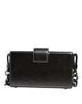 Load image into Gallery viewer, Dolce & Gabbana Metallic Gray DG BOX Leather Shoulder Chain Strap Bag
