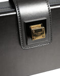 Load image into Gallery viewer, Dolce & Gabbana Metallic Gray DG BOX Leather Shoulder Chain Strap Bag
