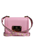 Load image into Gallery viewer, Dolce & Gabbana Baby Pink LOLA Leather Studded Crossbody Strap Bag
