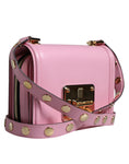 Load image into Gallery viewer, Dolce & Gabbana Baby Pink LOLA Leather Studded Crossbody Strap Bag
