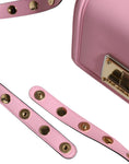 Load image into Gallery viewer, Dolce & Gabbana Baby Pink LOLA Leather Studded Crossbody Strap Bag
