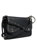 Load image into Gallery viewer, Dolce & Gabbana Black Small Leather Studded Shoulder Crossbody Bag
