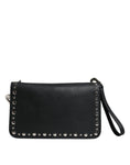 Load image into Gallery viewer, Dolce & Gabbana Black Small Leather Studded Shoulder Crossbody Bag
